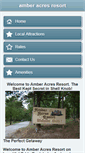 Mobile Screenshot of amberacresresort.com